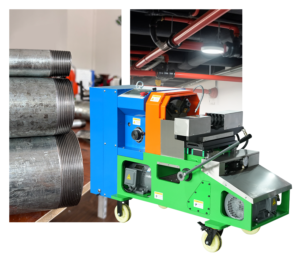 Intelligent threading machine