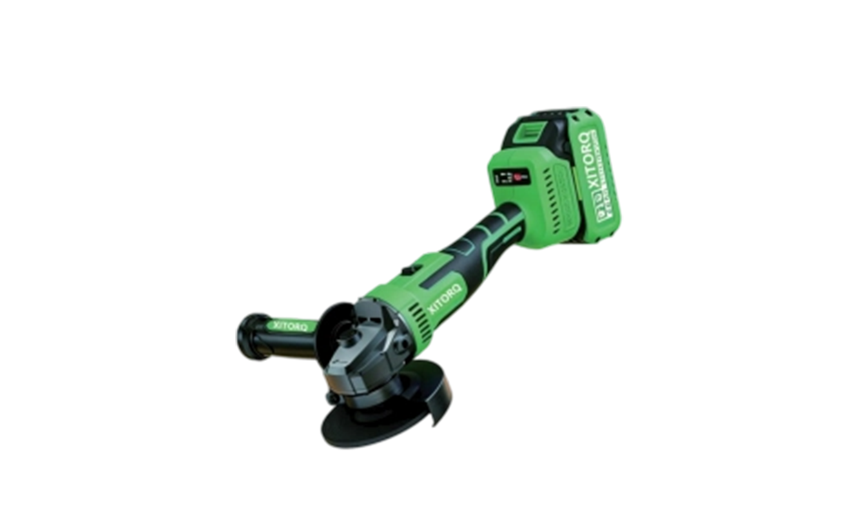 XJ.908 21V Lithium-Ion High-Magnetic Brushless Angle Grinder — 100mm Disc, Paggupit/Paggiling/Pagpapakintab