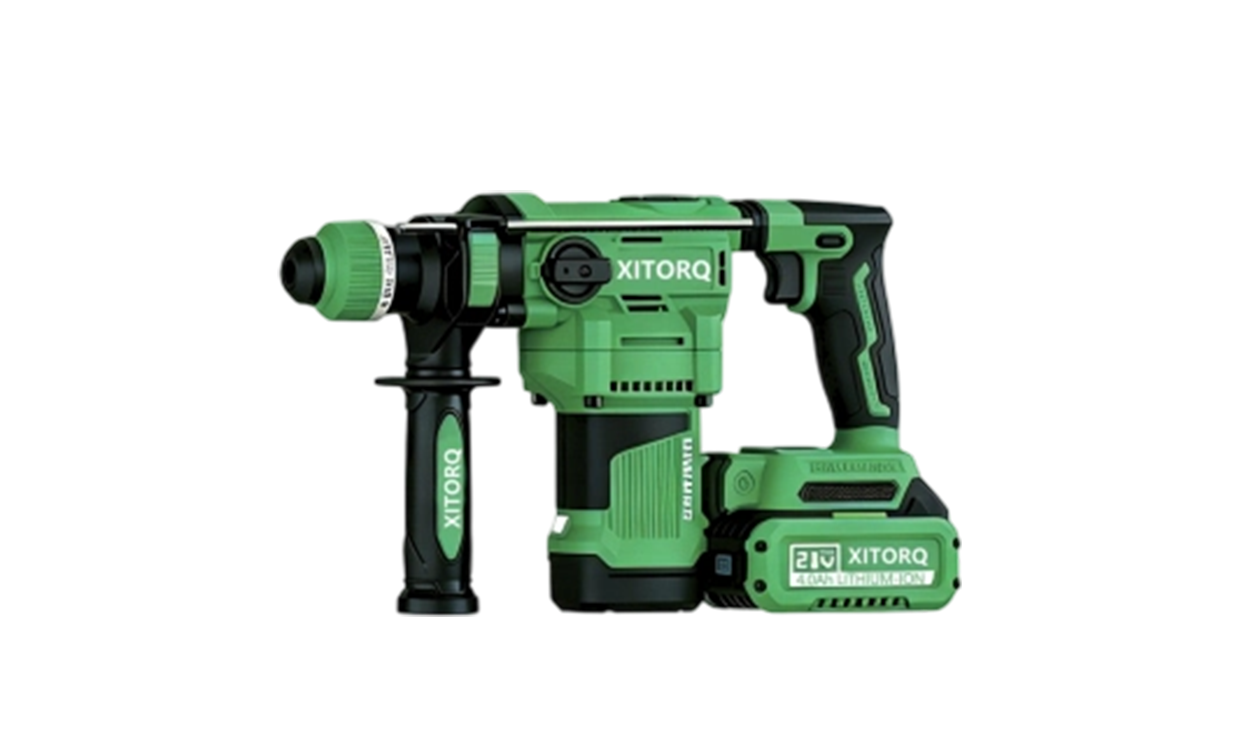 XJ.728 21V Lithium-Ion High-Magnetic Brushless Rotary Hammer (Heavy-Duty) — 2.8J Impact Energy para sa Hard Materials